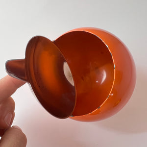 Kugelaschenbecher orange Chrom von Quist