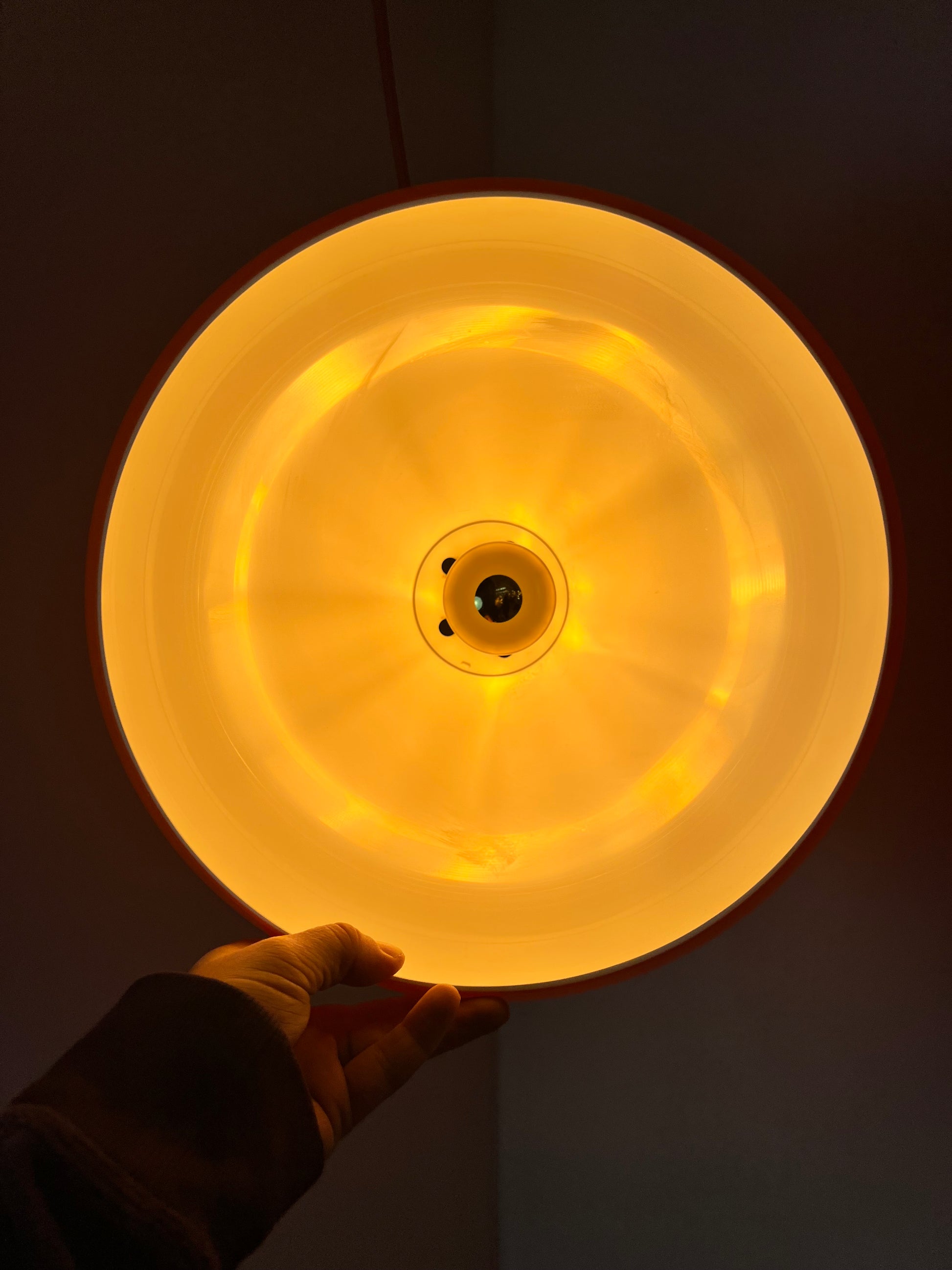 Hängelampe orange von Guzzini