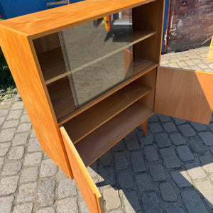 Vitrininenschrank 602/D Esche von Franz Ehrlich für Hellerau
