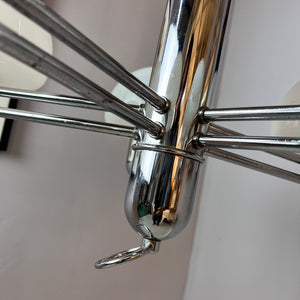 Kronleuchter Chrom Milchglas