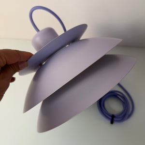 Lamellenlampe Typ 776 flieder von Horn