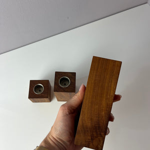 Set: Trio Kerzenständer Teak