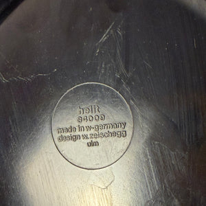 Aschenbecher schwarz von Walter Zeischegg für Helit