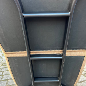 2-Sitzer Sofa 712/2 braun schwarz von Hans Peter Piehl für Wilkhahn