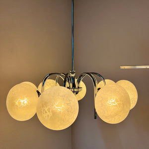 Kronleuchter mit 8 Kugeln von Richard Essig für Hustadt