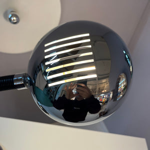 Tischlampe Gooseneck Chrom schwarz von Herda