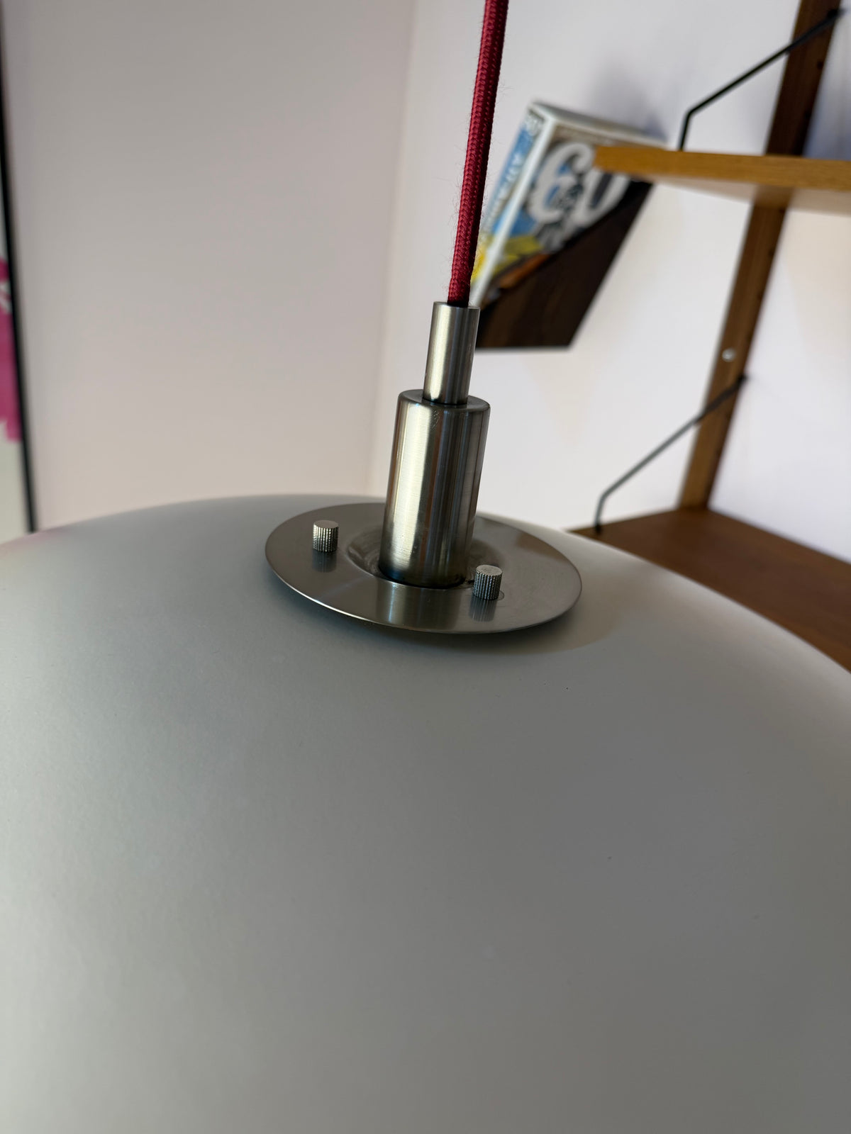 Lamellenlampe cremeweiß aus Dänemark
