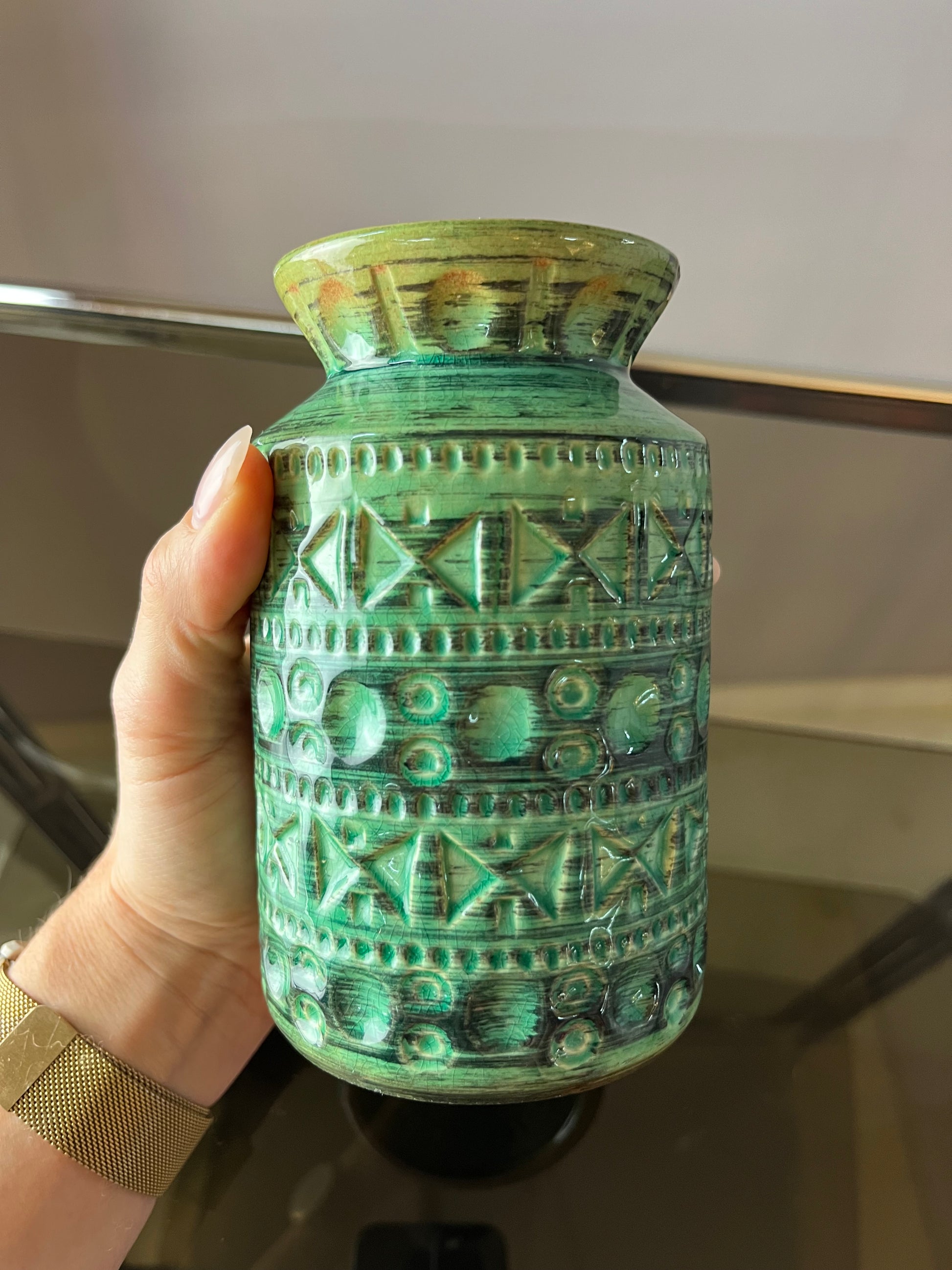 Vase 603-14 grün von Bay Keramik