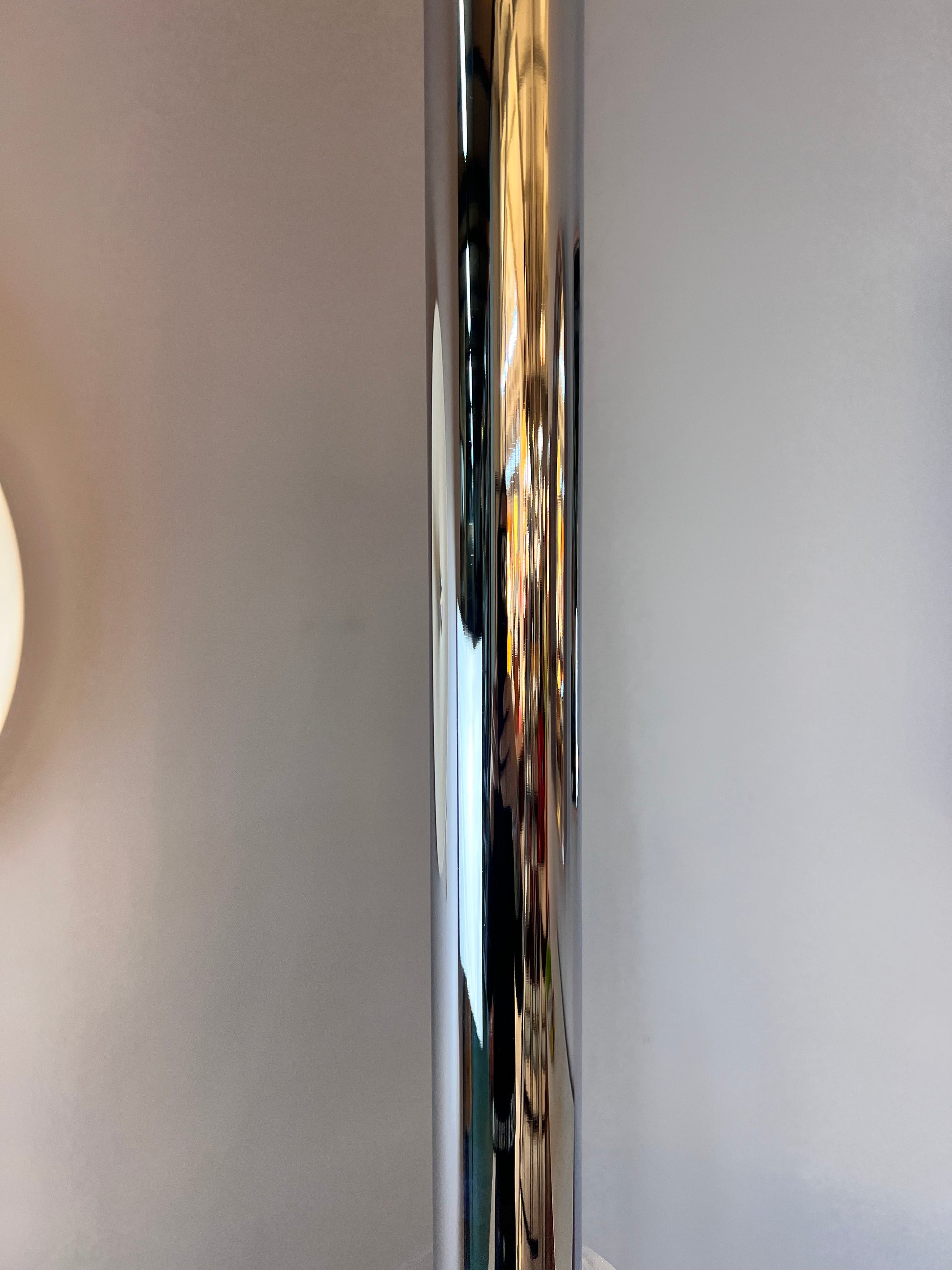 Hängelampe Big Globe Chrom 59 cm von Motoko Ishii für STAFF