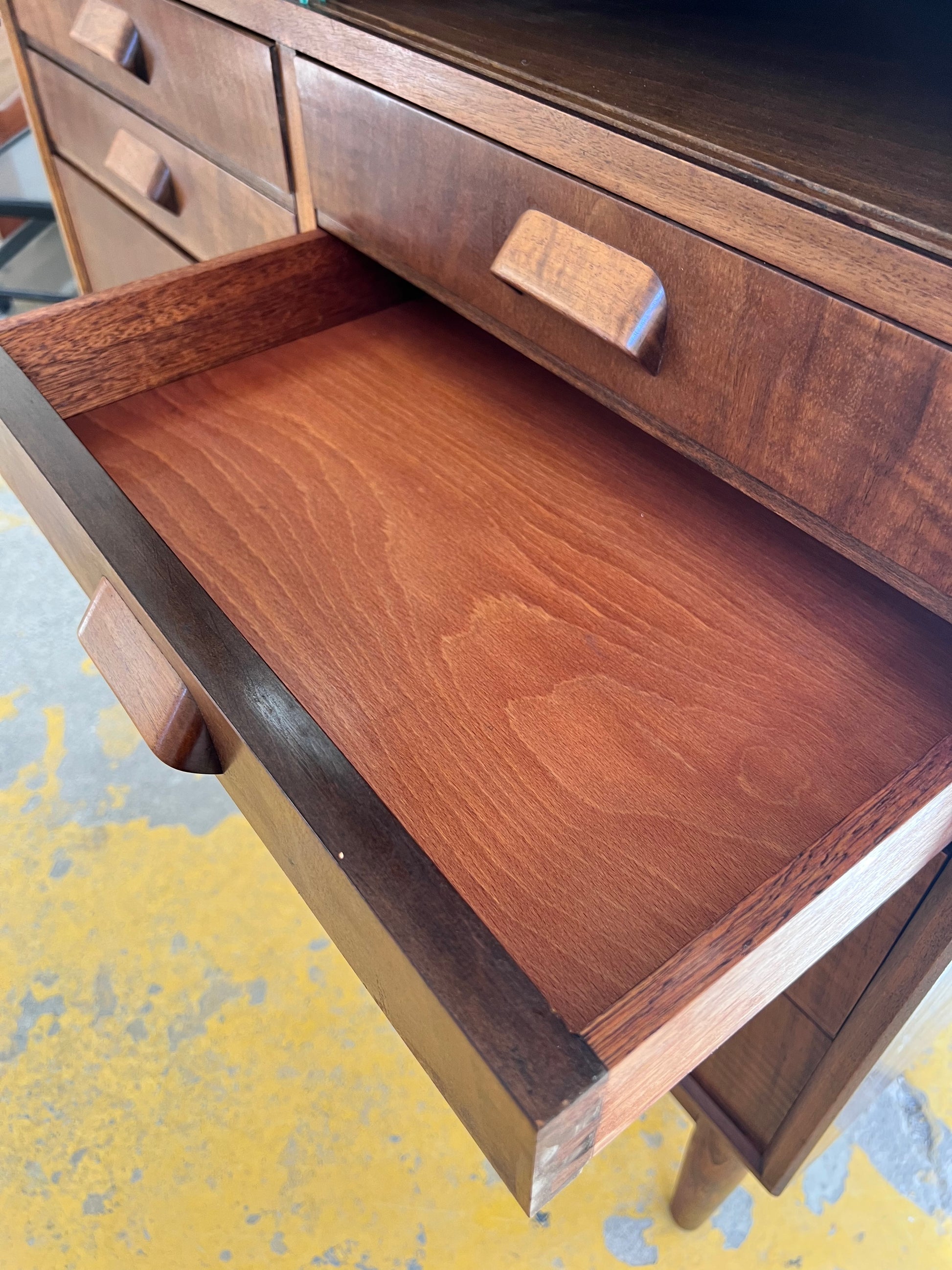 Vitrinenschrank Teak aus Dänemark