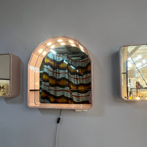 Set: Spiegelschrank rosa von Duscholux