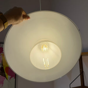 Lamellenlampe Typ T1648 Milchglas von Belid