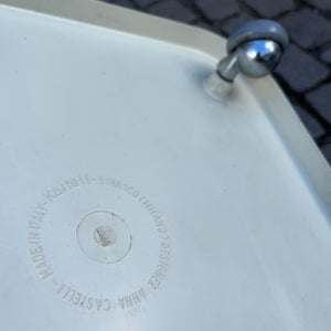 Beistelltisch Componibili weiß von Anna Castell Ferrieri für Kartell
