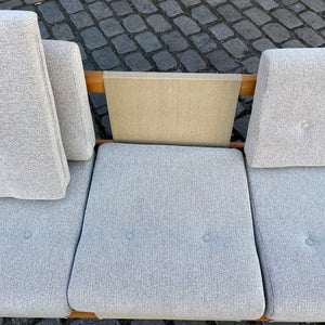 3-Sitzer Sofa beige grau Safari Style