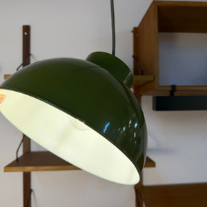 Bunkerlampe oliv aus Dänemark