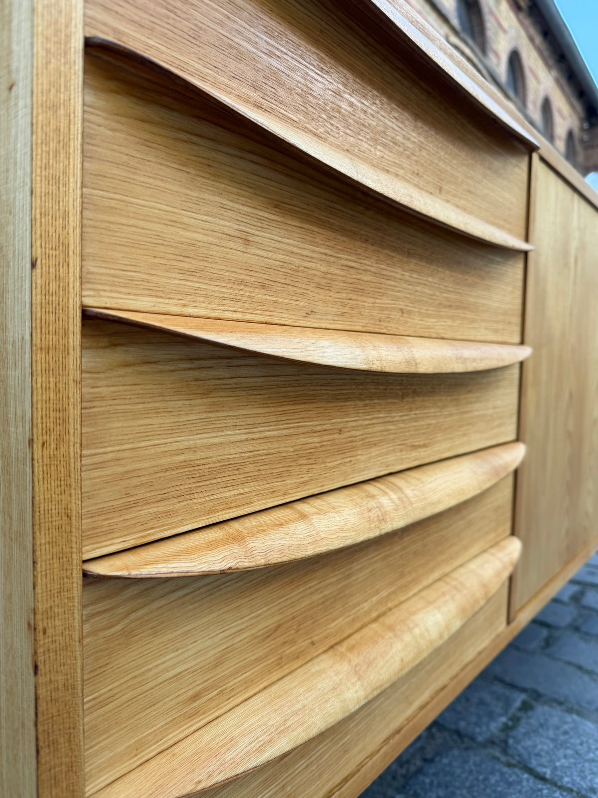 Sideboard Typ 602/K Esche von Franz Ehrlich für Hellerau
