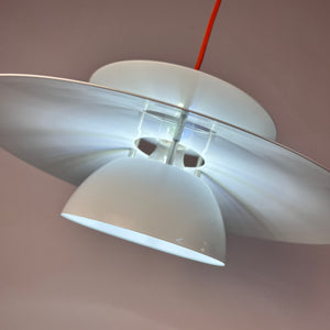Lamellenlampe weiß aus Dänemark
