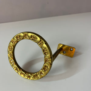 Runder Wandhaken Messing