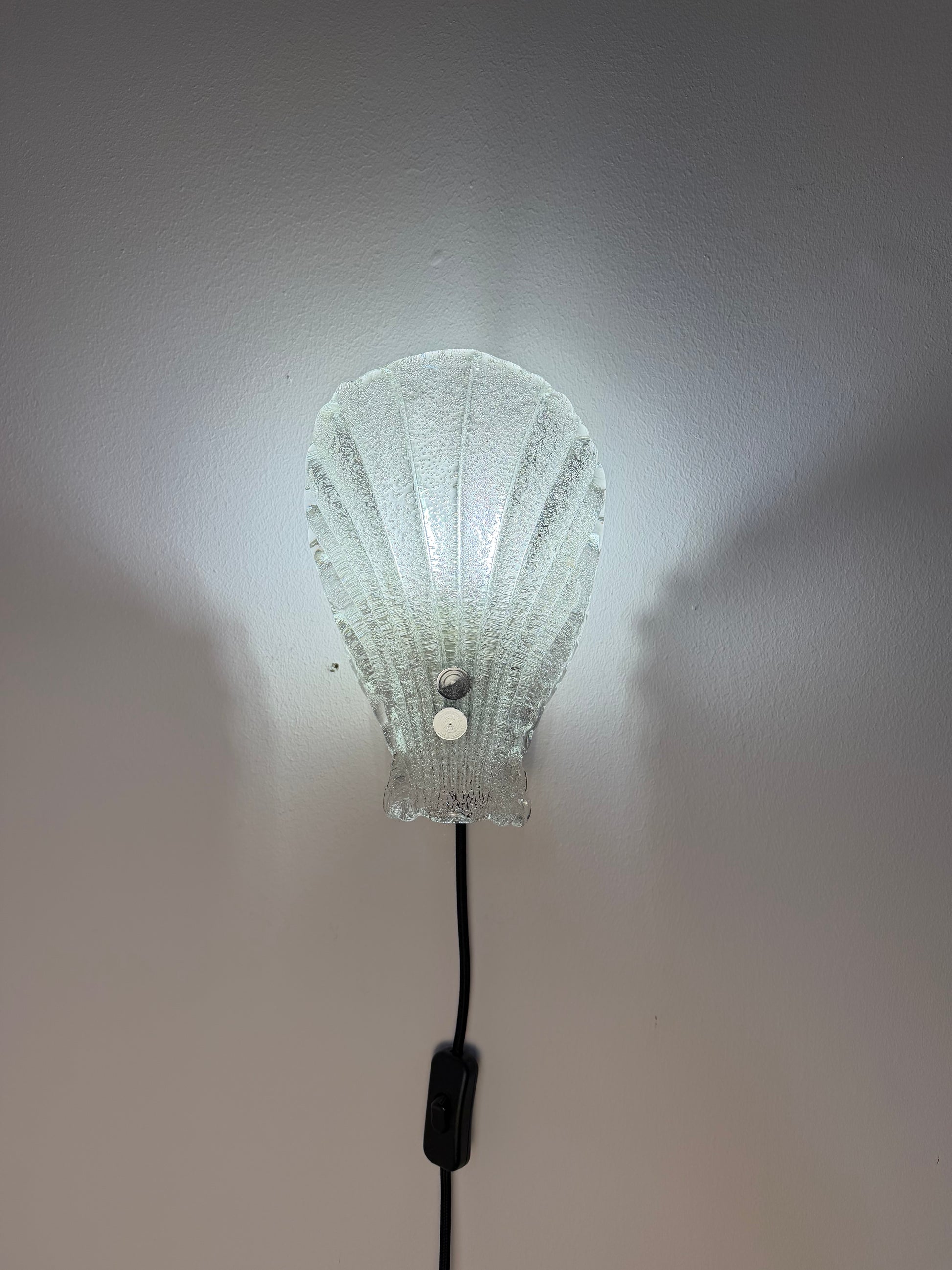Wandlampe Muschel Glas von Sölken