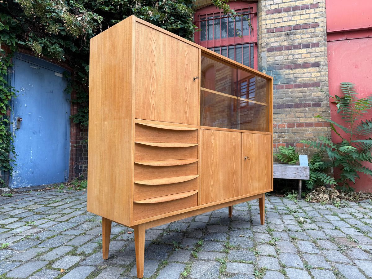 Highboard Typ 602/G Esche von Franz Ehrlich für Hellerau