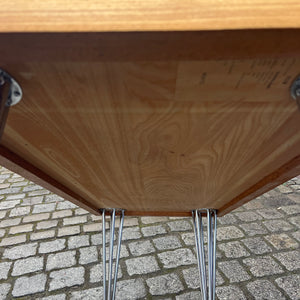Klubtisch 602/V Esche von Franz Ehrlich für Hellerau UPCYCLING