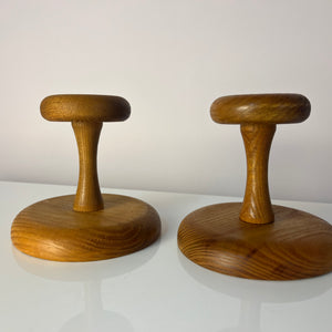 Set: 2x Wandhaken Eiche