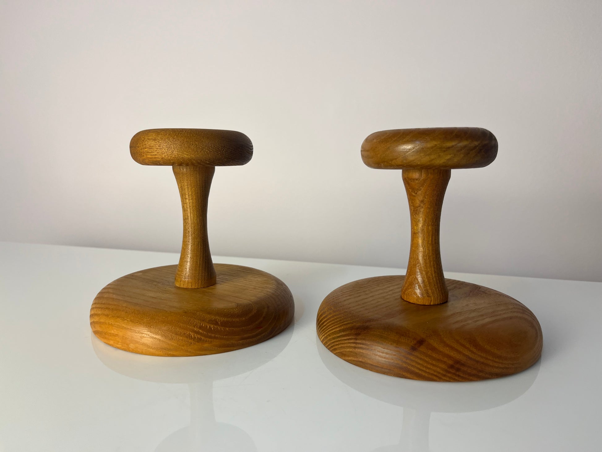 Set: 2x Wandhaken Eiche