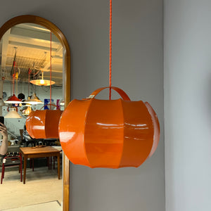 Hängelampe orange Kunststoff von Ilka Plast