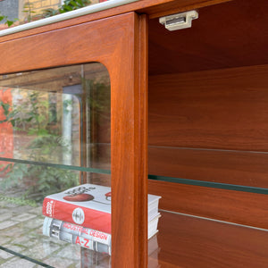 Vitrine Teak Glas von Hans Eichenberger für Röthlisberger