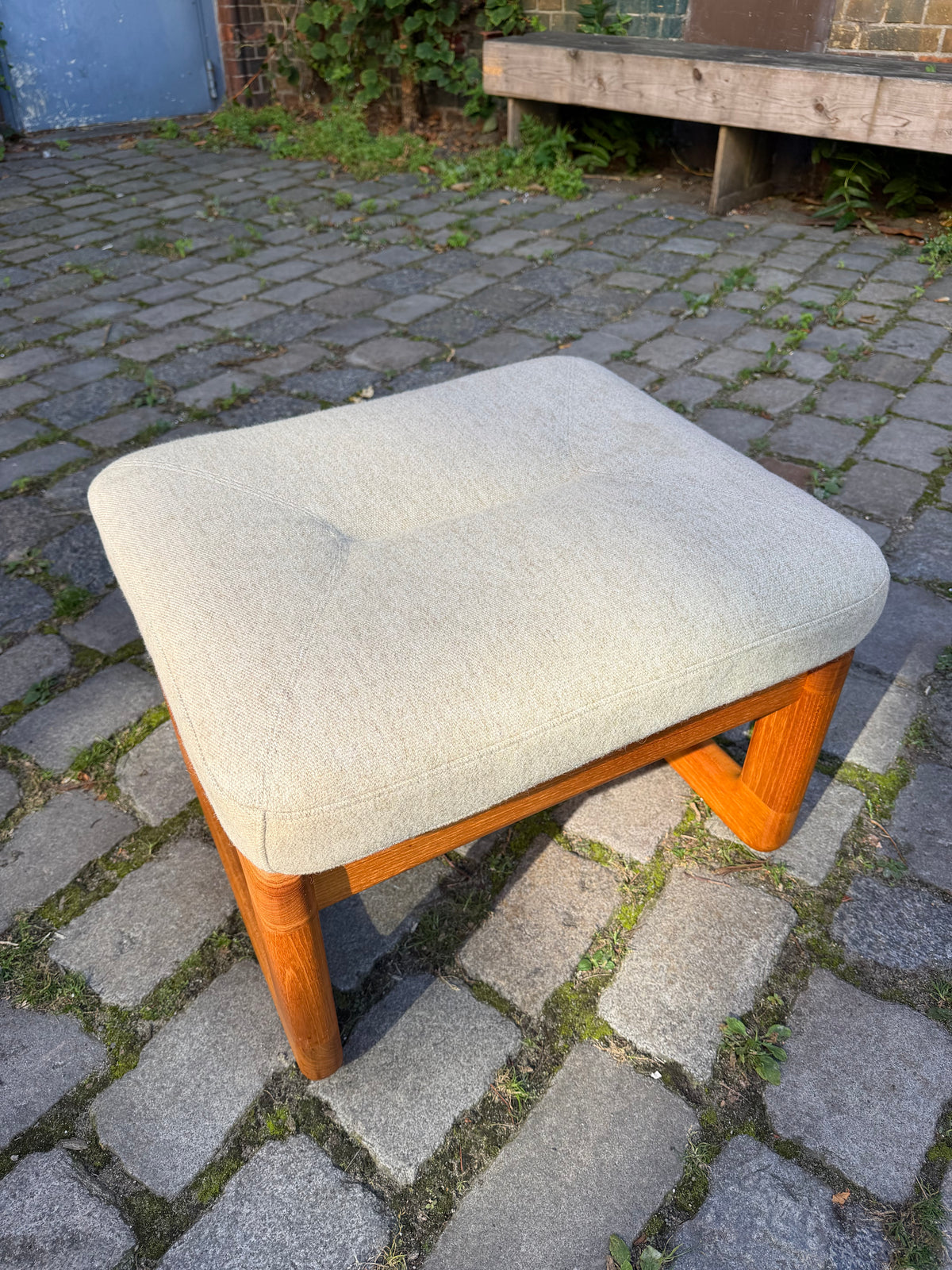 Ottoman Teak Wolle von Holstebro Møbelfabrik