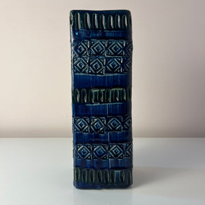 Vase Serie Rimini Blu von Aldo Londi für Bitossi