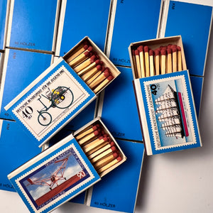 Set: Vintage Streichhölzer Deutsche Bundespost