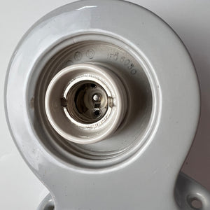 Wandlampe Modell 6030 grau von Sigvard Bernadotte für Ifö