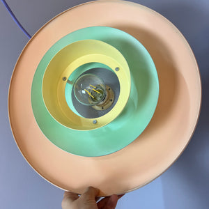 Lamellenlampe neu lackiert Dänemark