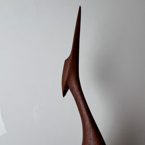 Kranich Figur Teak aus Dänemark
