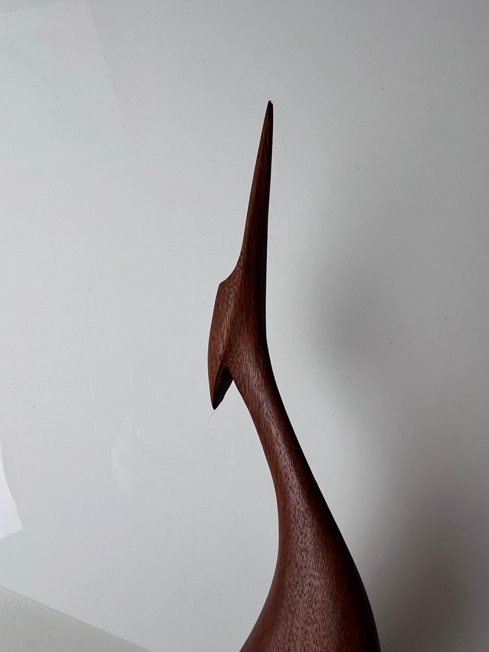 Kranich Figur Teak aus Dänemark