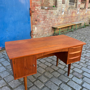 Freistehender Schreibtisch Teak aus Dänemark