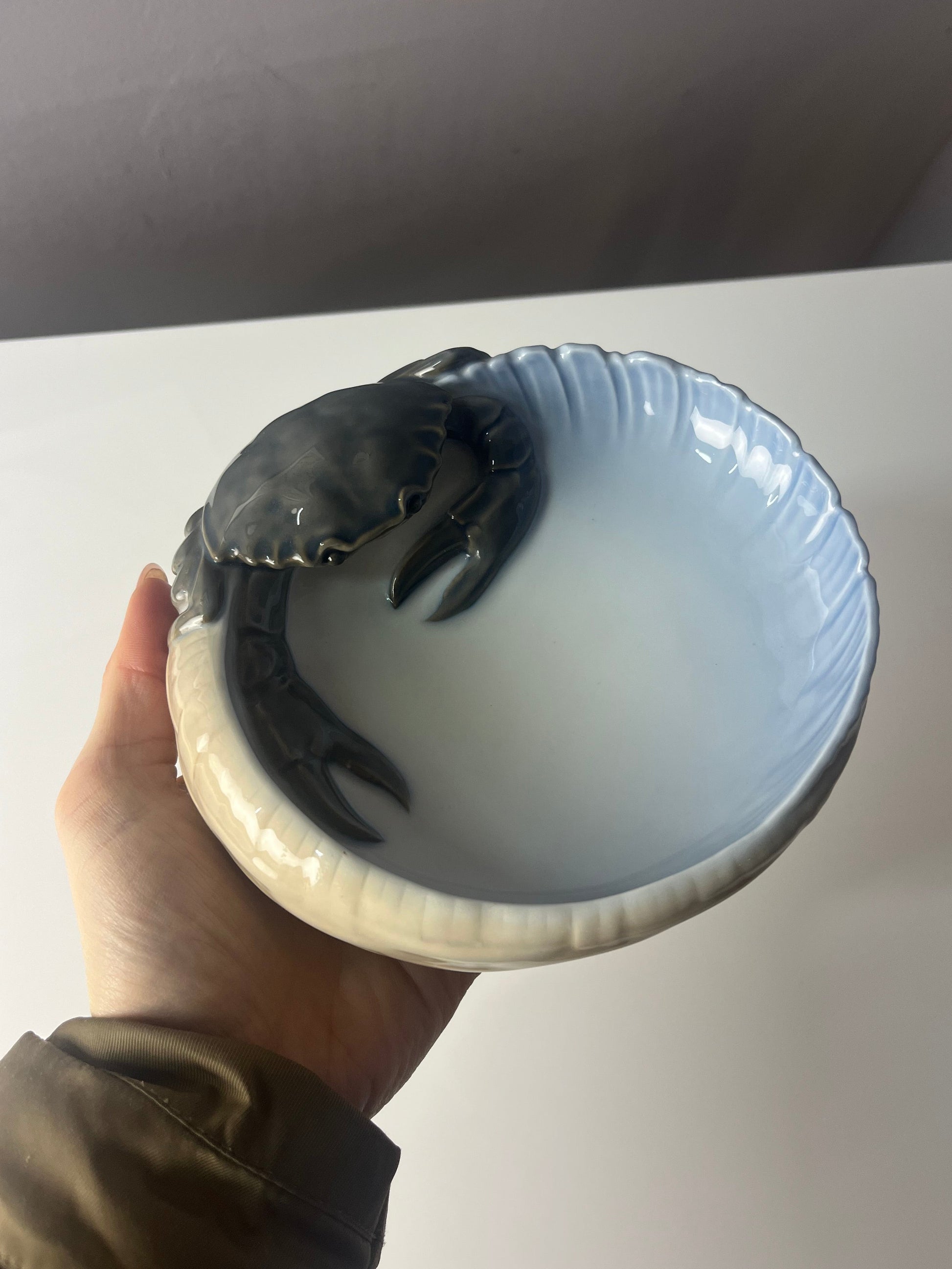 Schale Krebs Typ 3131 von Jørgen Baslov für Royal Copenhagen