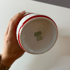 Vase 635/2 rot von Royal Porzellan Bavaria KPM