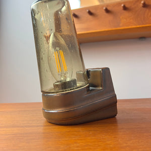 Wandlampe Modell 6080 Rauchglas von Sigvard Bernadotte für Ifö