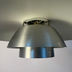 Lamellenlampe PH4/3 silber gebürstet von Poul Henningsen für Louis Poulsen