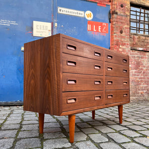 Doppelkommode Nussbaum von Carlo Jensen für Poul Hundevad