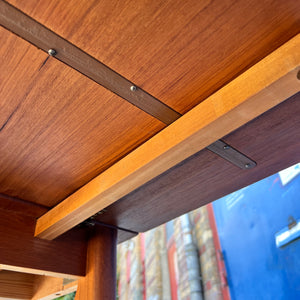 Esstisch Teak Vollholz mit eingehängter Platte