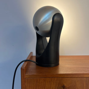 Touch-Lampe Sensorette schwarz Alu von Insta 70er