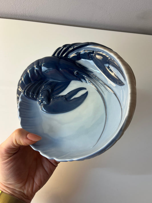 Schale Hummer Typ 3498 ∅ 19 cm von Erik Nielsen für Royal Copenhagen