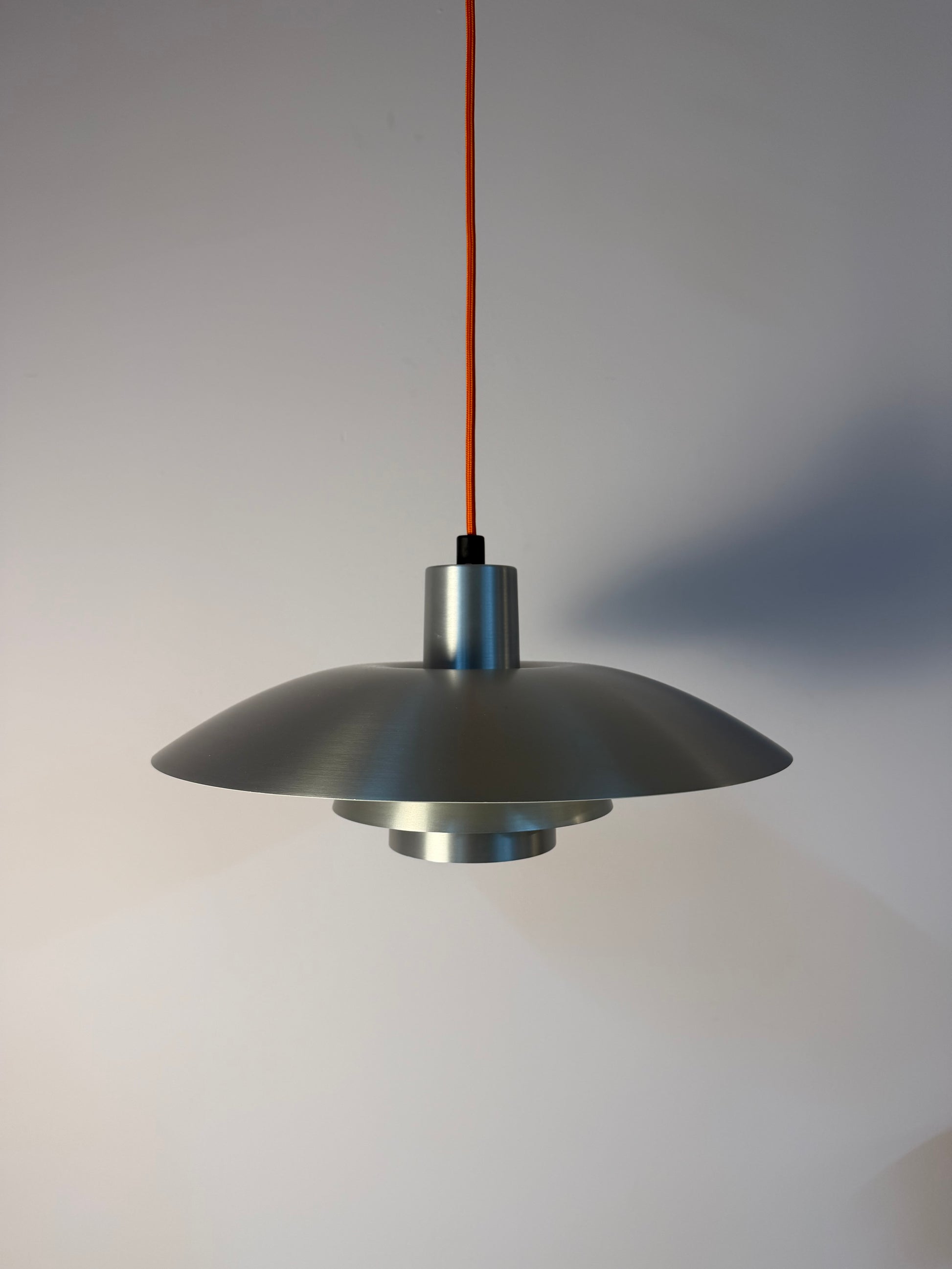Lamellenlampe PH4/3 silber gebürstet von Poul Henningsen für Louis Poulsen