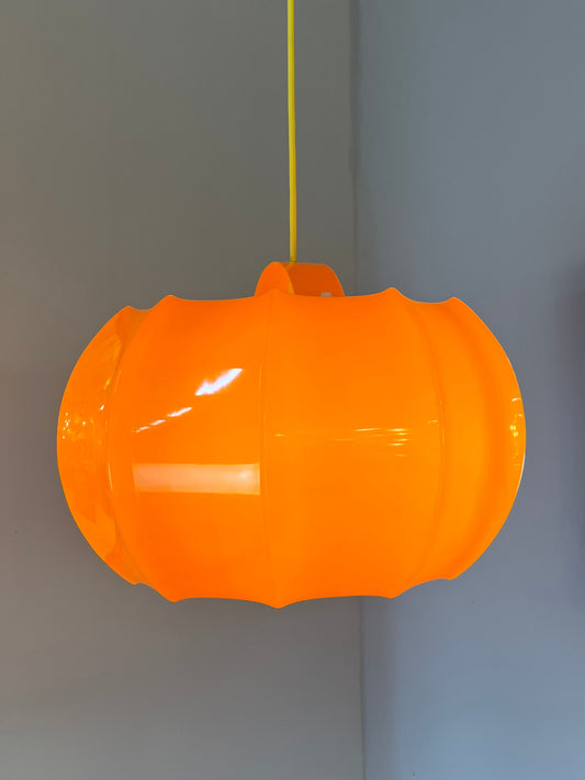 Hängelampe orange Kunststoff von Ilka Plast