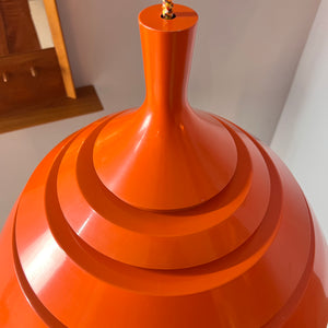 Hängelampe orange von Hans-Agne Jakobsson für Lyfa