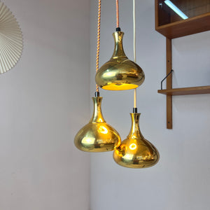Hängelampe Messing von Scandi Lamp