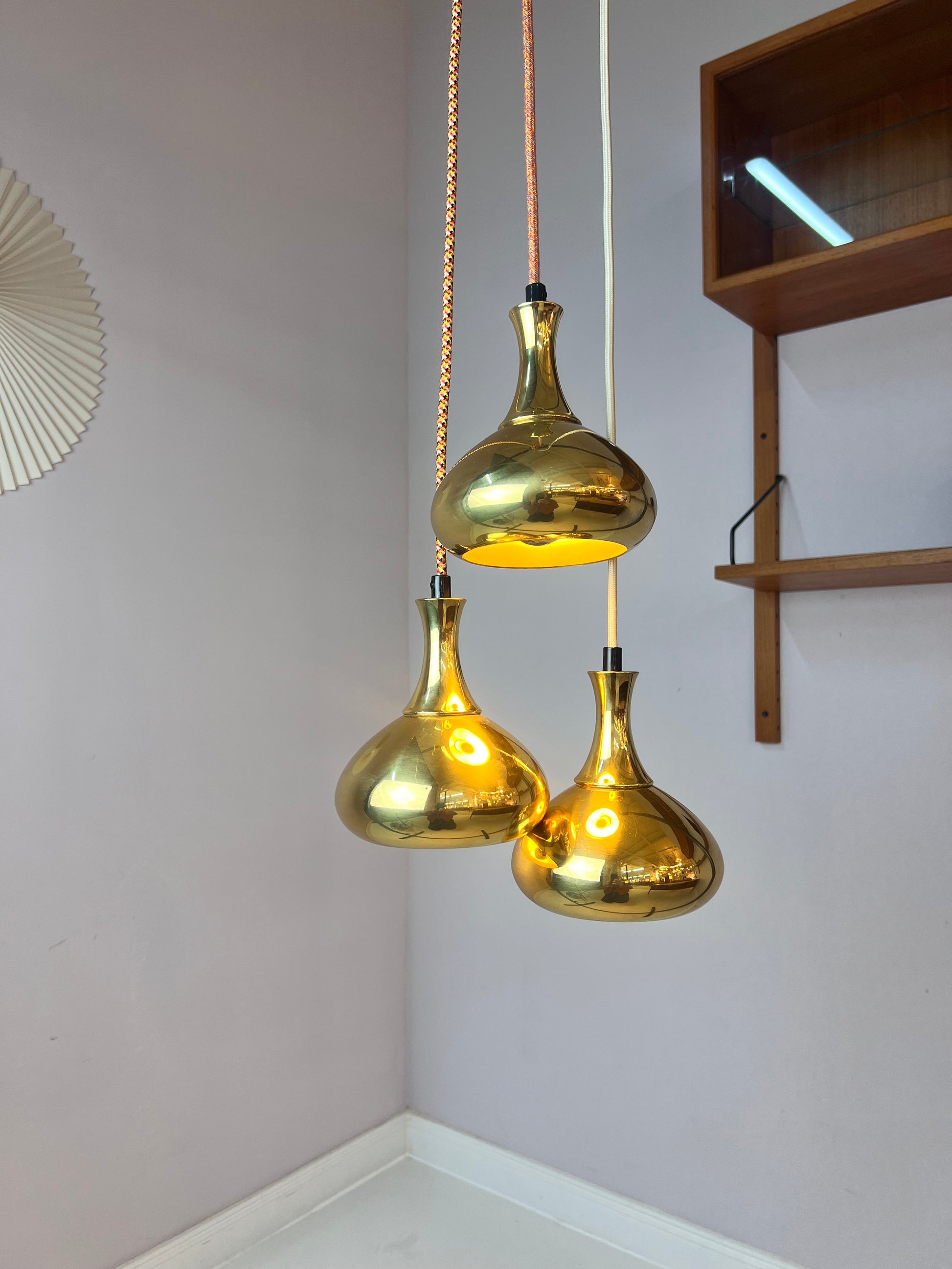 Hängelampe Messing von Scandi Lamp